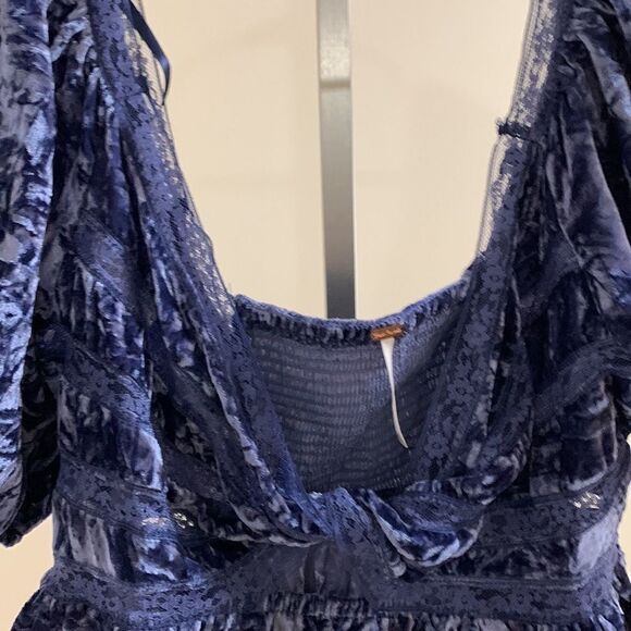 ❤️Free people your truly velvet top - Picture 5 of 13